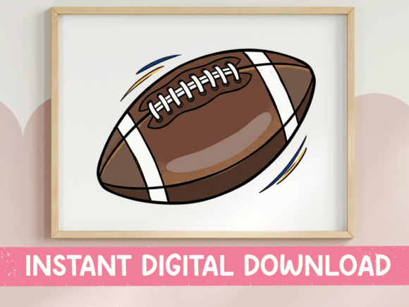 Football Sticker SVG: A Bold Graphic for T-Shirt Designs