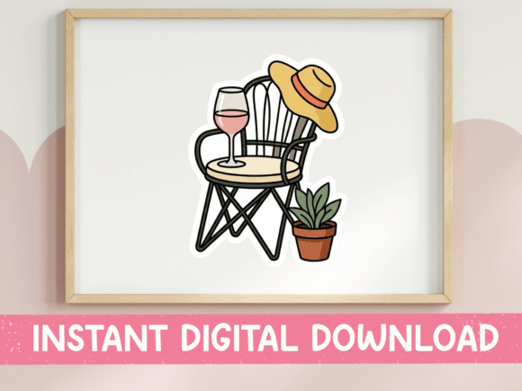 Margarita Floral Rim Sticker SVG: A Fresh Embroidery Design