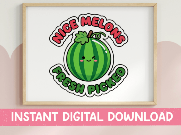 Nice Melons Fresh Picked: A Kawaii T-Shirt Graphics Gem
