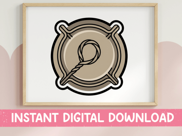 Snare Drum Sticker: A Minimal Graphic for T-Shirt Designs